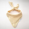 Embroidered Cotton Bandana - Sunset Yellow